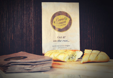 Sweet Lemon Catering packaging